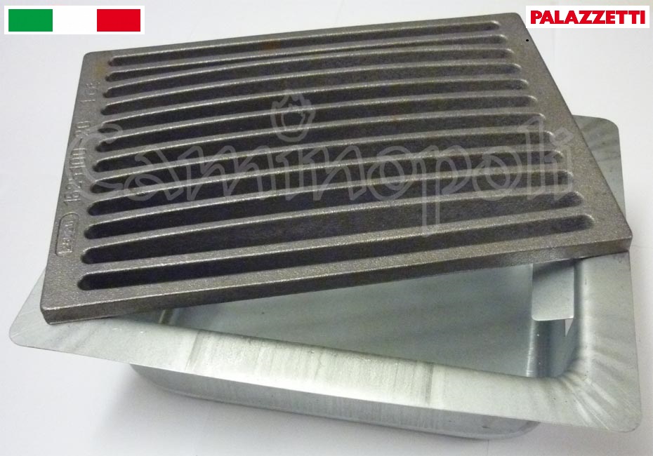 Griglia in Ghisa e Cassetto cenere Palazzetti G300-M-Pal 22x30 -  Caminopoli: la città degli accessori da camino